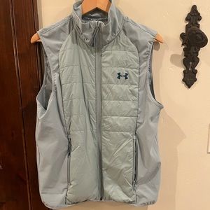 Baby blue under armor puffer vest
